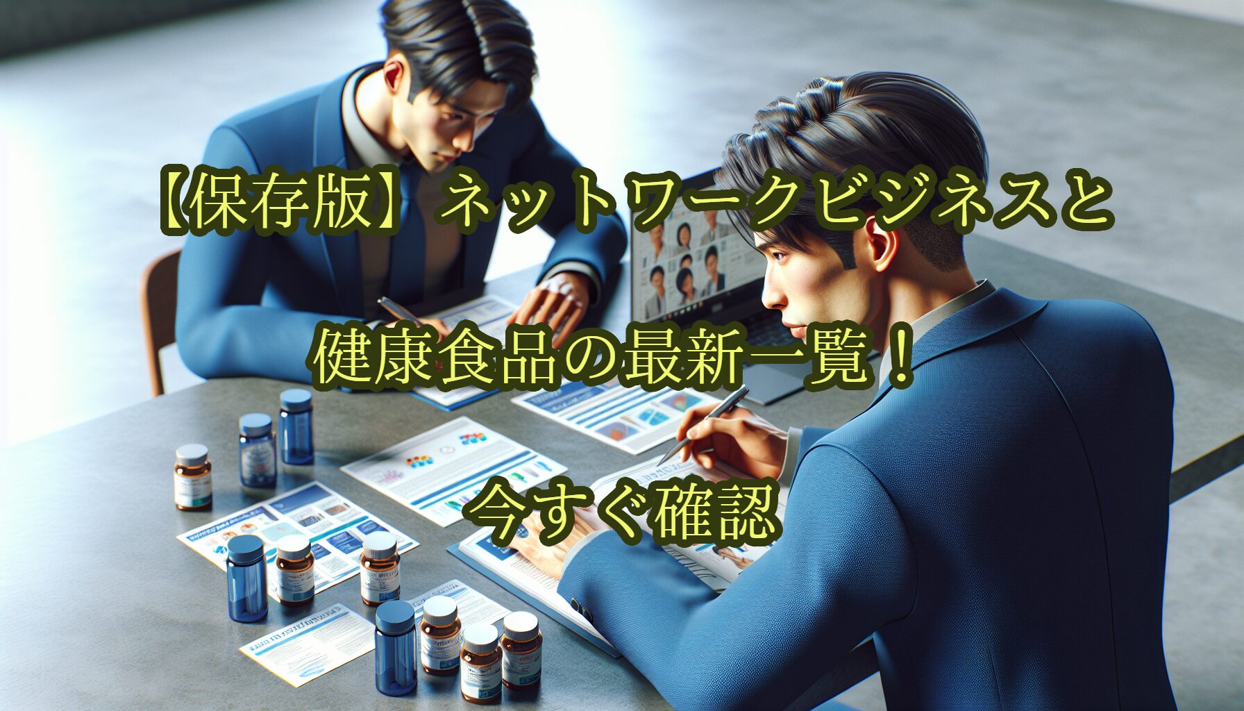 【保存版】ネットワークビジネスと健康食品の最新一覧！今すぐ確認