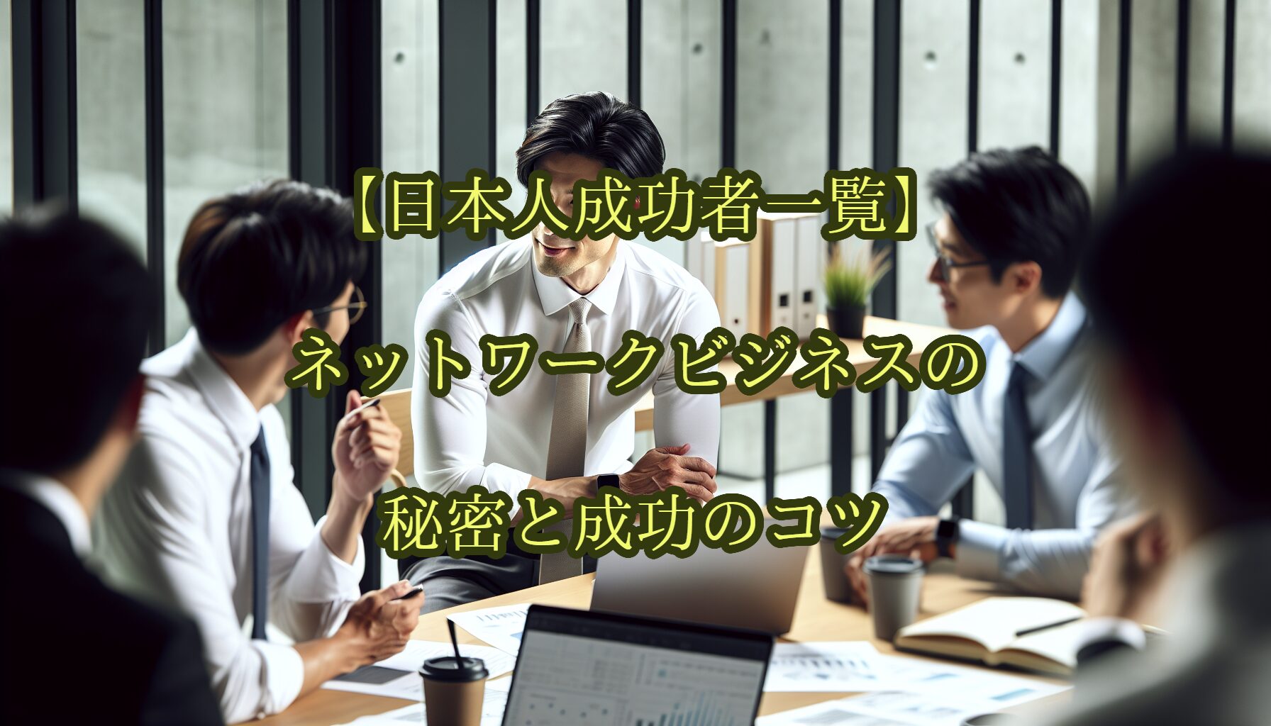 【日本人成功者一覧】ネットワークビジネスの秘密と成功のコツ