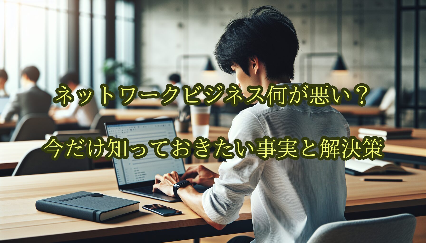 ネットワークビジネス何が悪い？今だけ知っておきたい事実と解決策