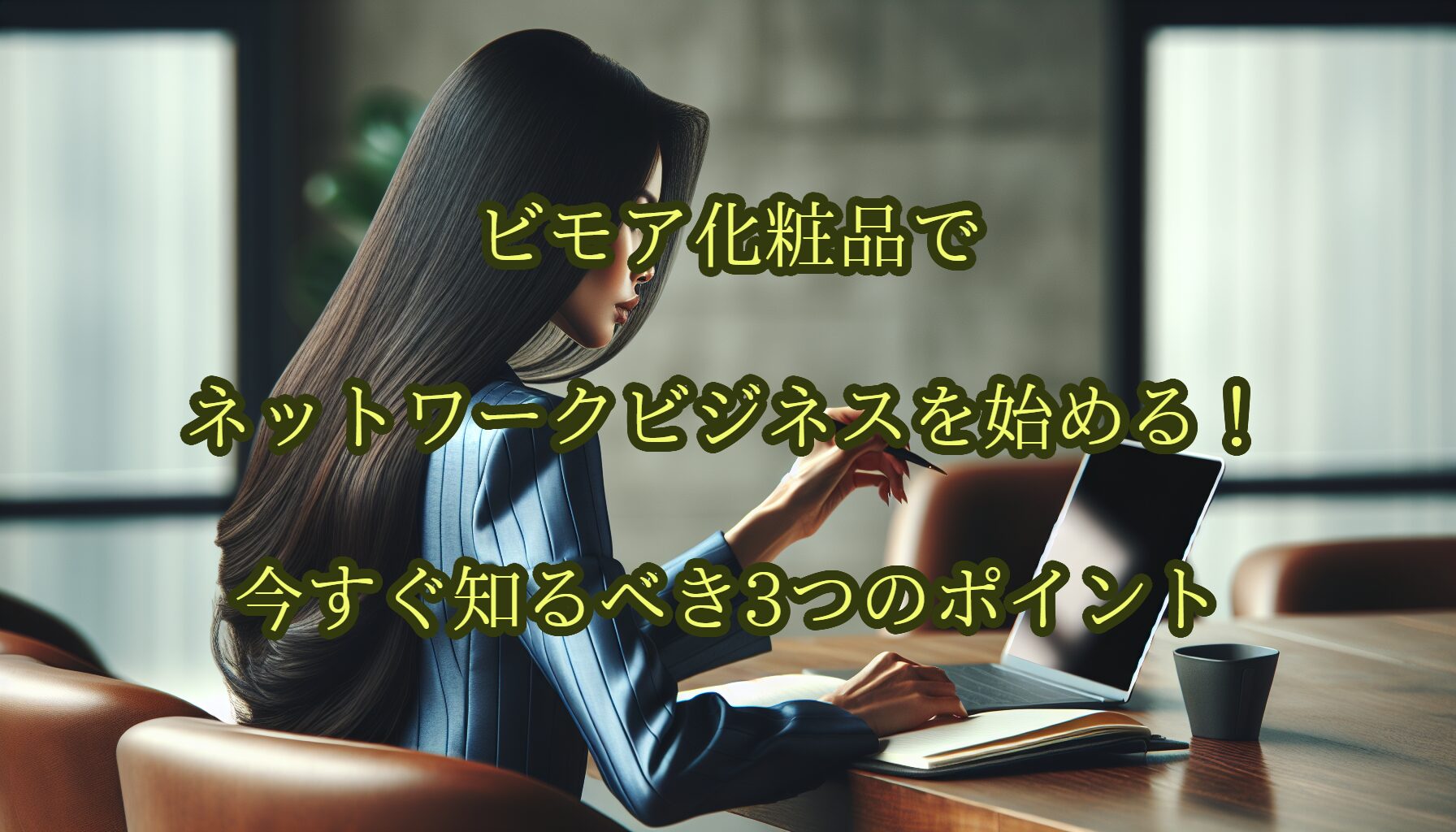 ビモア化粧品でネットワークビジネスを始める！今すぐ知るべき3つのポイント