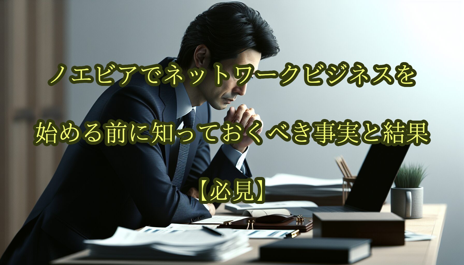ノエビアでネットワークビジネスを始める前に知っておくべき事実と結果【必見】
