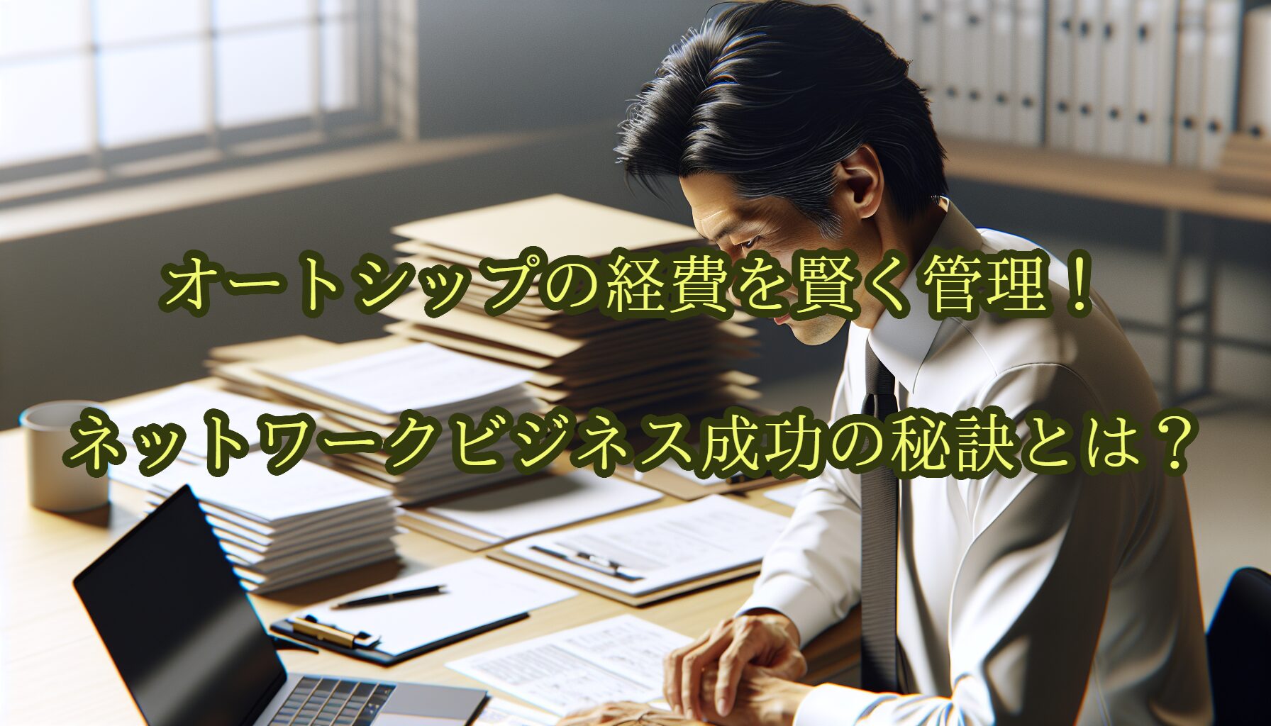 オートシップの経費を賢く管理！ネットワークビジネス成功の秘訣とは？