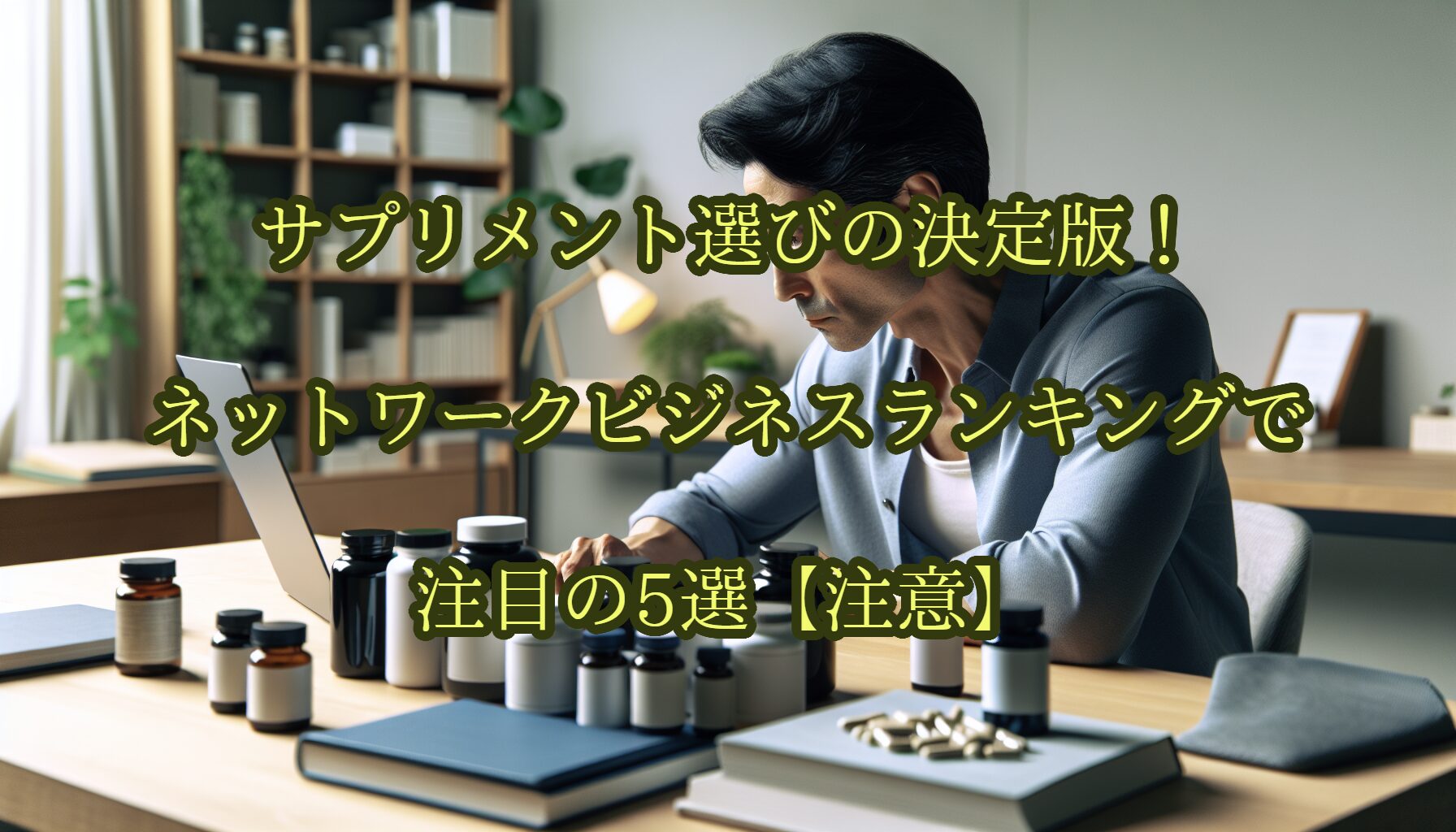 サプリメント選びの決定版！ネットワークビジネスランキングで注目の5選【注意】