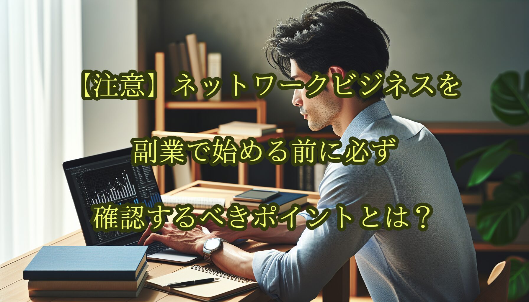【注意】ネットワークビジネスを副業で始める前に必ず確認するべきポイントとは？