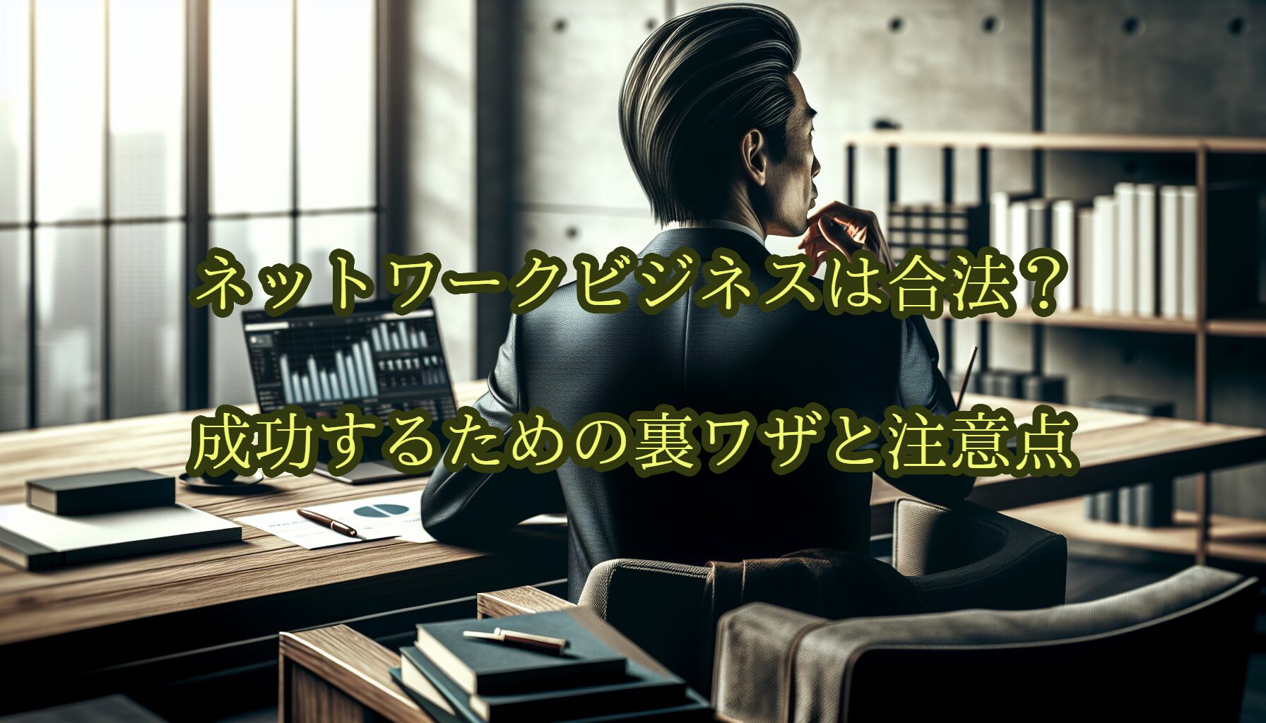 ネットワークビジネスは合法？成功するための裏ワザと注意点