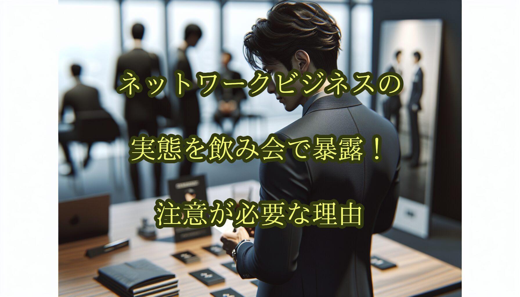 ネットワークビジネスの実態を飲み会で暴露！注意が必要な理由