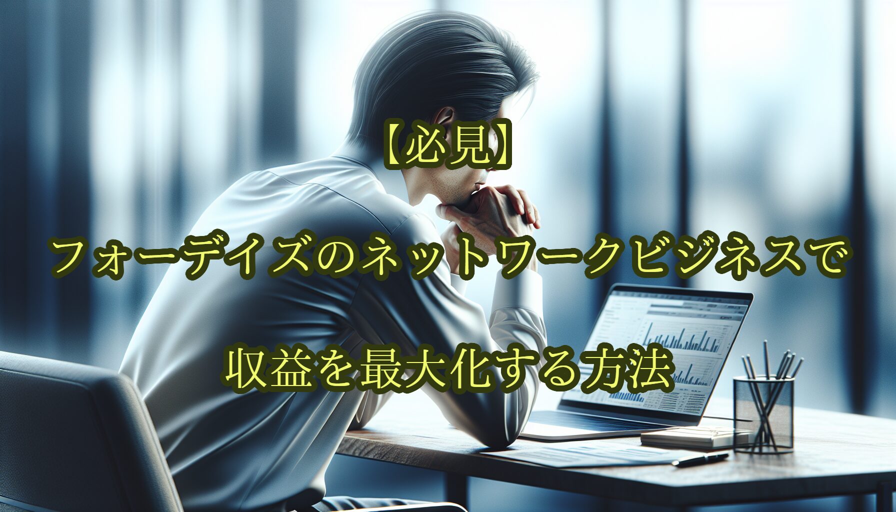 【必見】フォーデイズのネットワークビジネスで収益を最大化する方法