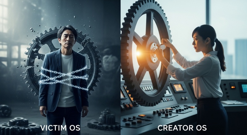 あなたは、どちらのOSで生きるか？「被害者」セルフイメージ vs 「創造者」セルフイメージ