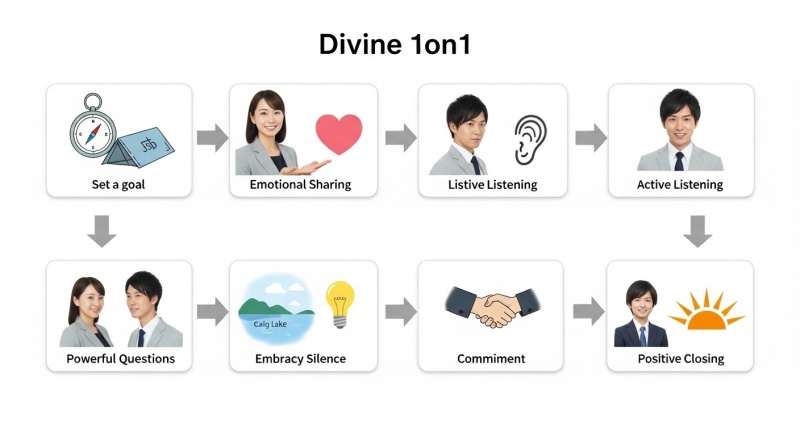 【実践編】メンバーの才能が覚醒する「神1on1」7つのステップ